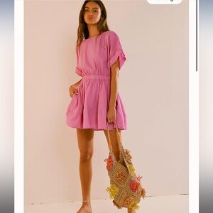 FREE PEOPLE full time fun mini dress